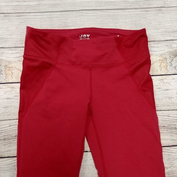 Joy Lab Red Moto Leggings - Picture 4 of 7